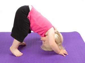 Downward Dog - Babies are natural yogis! I try to get back to that energy in yoga - uninhibited