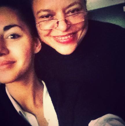 With my niece in Moscow Sept 2013