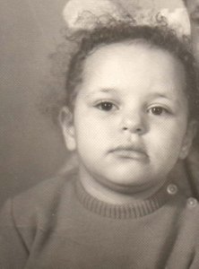 Me, 2 years old (Copyright Lesley Agams)