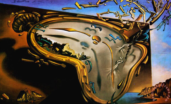 Soft Watch At The Moment Of First Explosion Salvador Dali